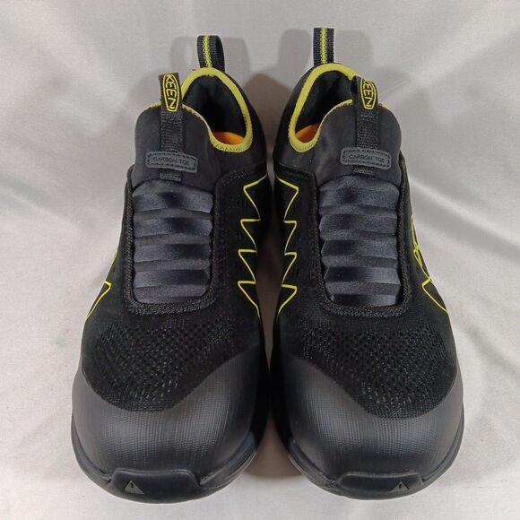 Keen Utility Vista Energy Shift Safety Carbon Toe Shoe Men’s 13D, Black Slip-On - Picture 3 of 8